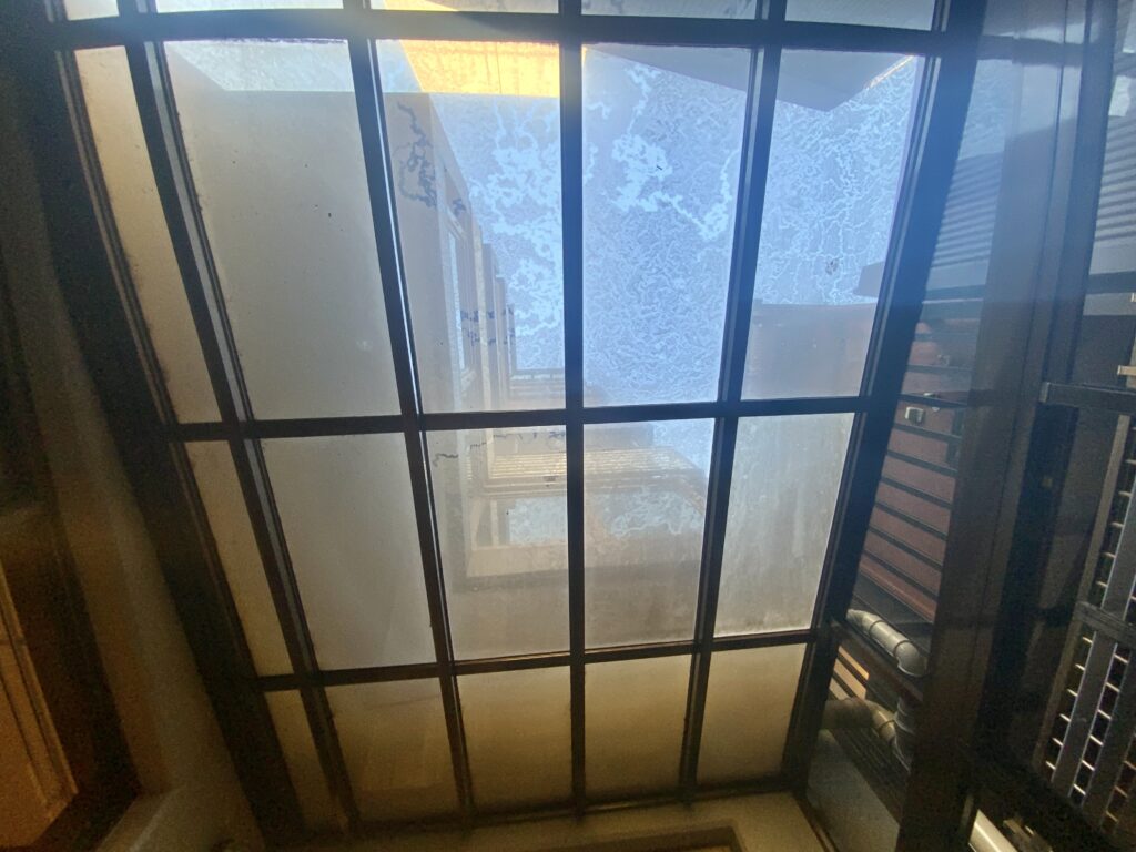 天井ガラス