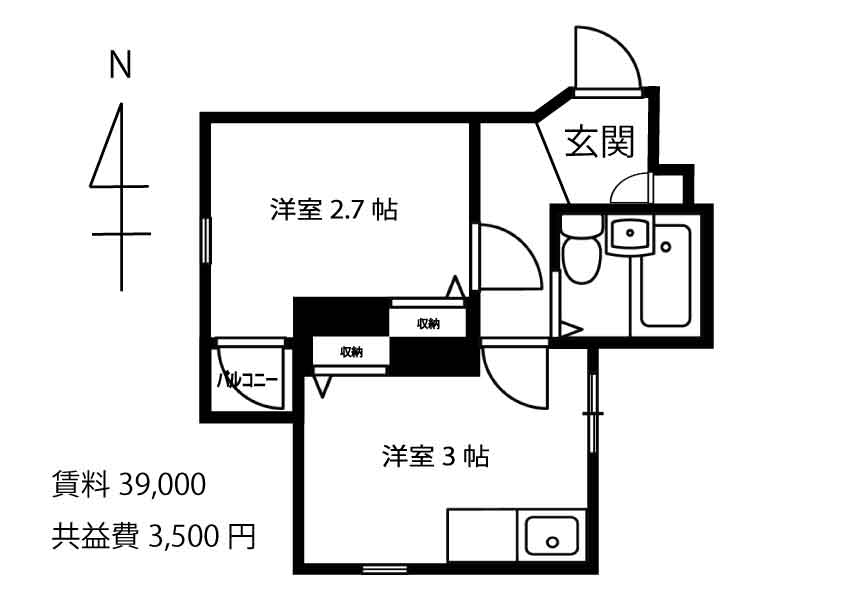 コスモ三条京阪・事務所テナント