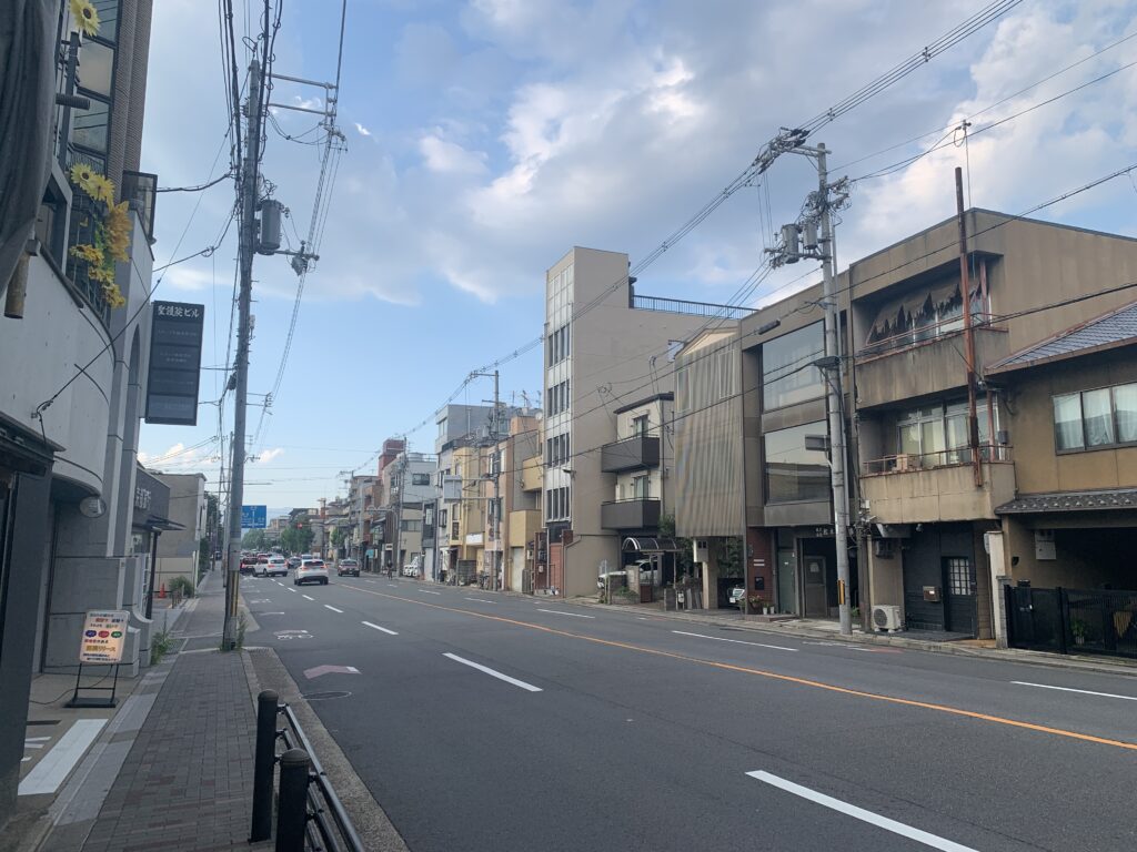 東大路通住居付きテナント