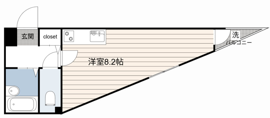サンプラザ三越　間取り
