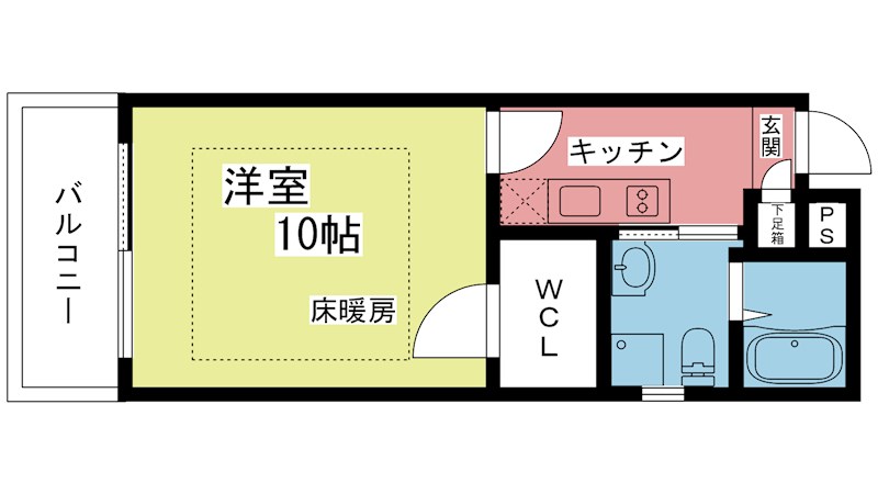 グランコスモ出町101 間取り