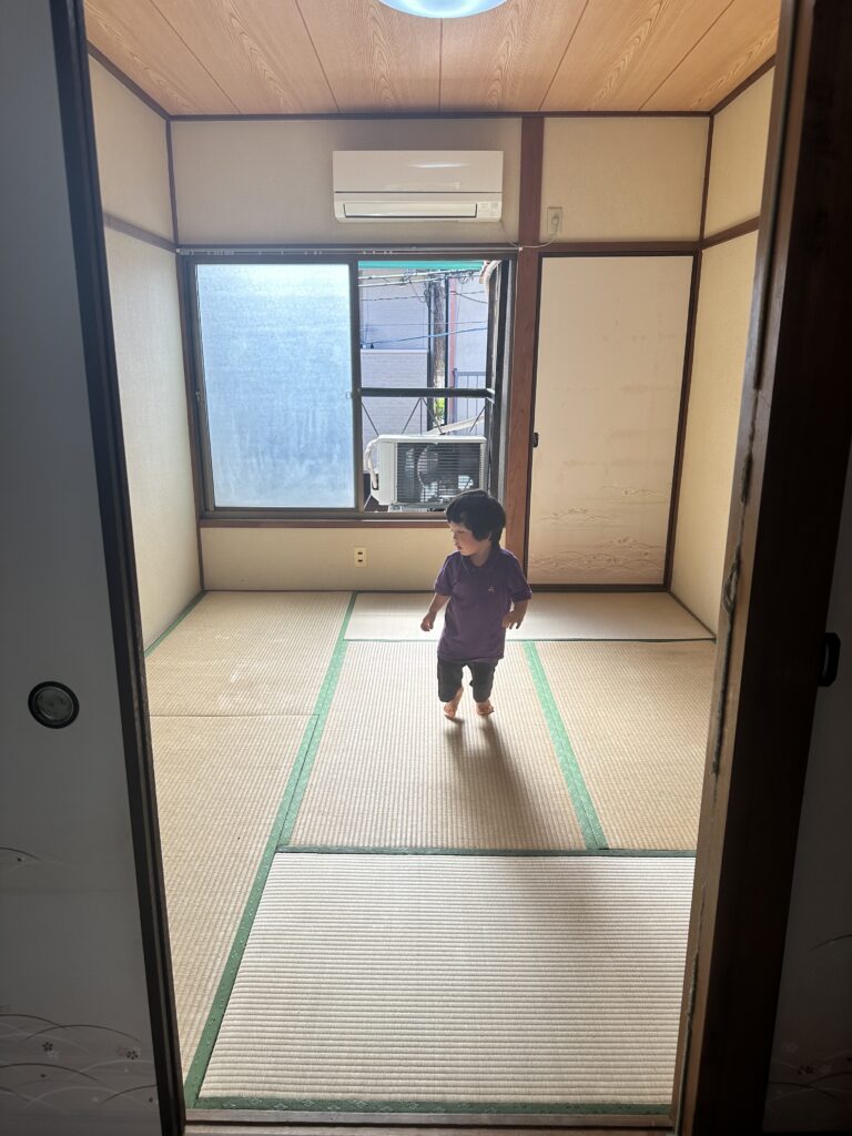 2歳と和室